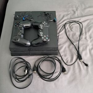 Sony PlayStation Console with Dual Controllers - Black